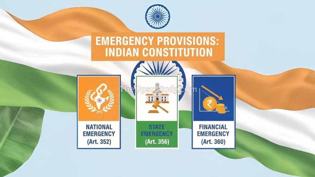 Emergency provisions: Constitution of India.