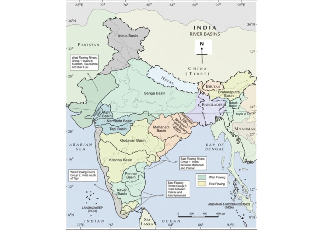 Drainage Basin of India